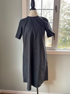 Totokaelo black cotton short sleeve midi‎ dress EUC M